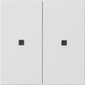 Gira S3000 Wippe 2-fach unbedruckt System 55 Reinweiß matt 536927 – Bild 1