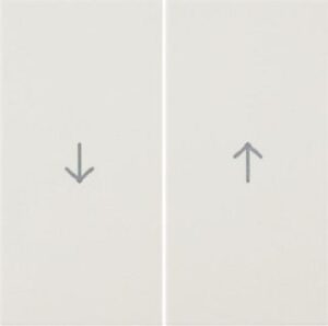 Berker Wippe weiß glänzend Symbol Pfeil 16258982 – Bild 1