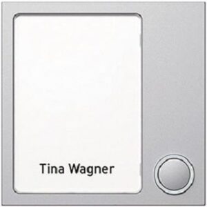 Ritto Tastenmodul 1 Taste silber 1875120 – Bild 1