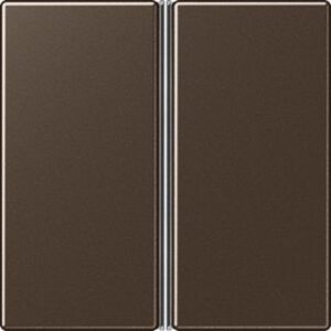 Jung Tastensatz komplett 2-fach zum Aufklipsen mokka A402TSAMO – Bild 1