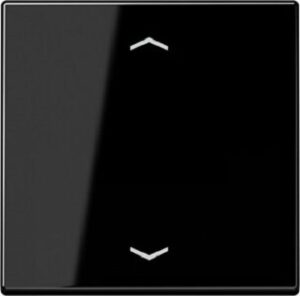 Jung Wippe, Symbol Pfeil für KNX Taster, Serie A, schwarz A101PSW – Bild 1