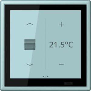 Jung KNX Raumcontroller LS TOUCH Serie LS, céruléen clair LC459D1S214 – Bild 1