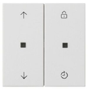 Gira S3000 Bedienaufsatz Memory System 55 Reinweiss matt 536327 – Bild 1