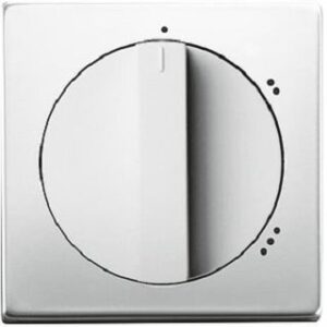 Busch-Jaeger Zentralscheibe Drehschalter edelstahl 3-Stufen 2542DR/02-866 – Bild 1