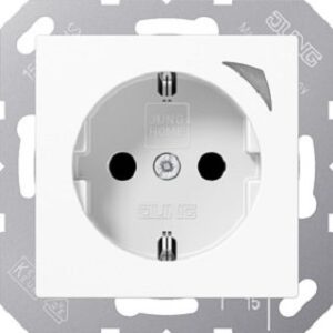 Jung HOME SCHUKO Steckdose Serie AS/A SAFETY+ Alpinweiß BTA1521SWW – Bild 1