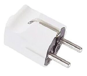 Bachmann Schuko-Stecker br f. Zuleitung H05VV-F 3G1,0 Kunststoff 910.470 – Bild 1