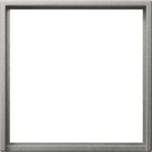 Gira Adapterrahmen quadr.50x50mm System 55 Edelstahl lackiert 0282600 – Bild 1