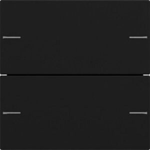 Gira Wippenset 2-fach Tastensor 4 System 55 Schwarz matt 5752005 – Bild 1