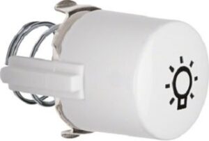 Berker Tasterknopf polarweiß für Symbol "Licht" 1226 – Bild 1