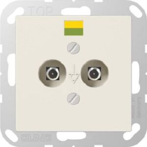 Jung Potentialausgleich-Dose für Leiter bis 6mm weiss A565-2 – Bild 1