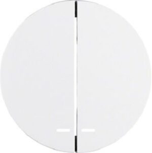 Berker Wippe polarweiß glänzend mit klarer Linse 16272089 – Bild 1