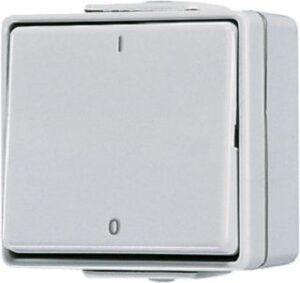 Jung Wippschalter WG600 IP44 Aus 2pol. 602W – Bild 1