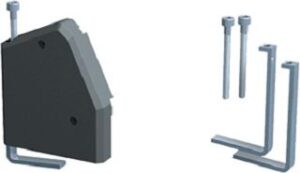 Bachmann DESK Haltewinkel schmale Ausführung Edelstahl 3mm 918.001 – Bild 1