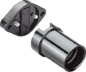 Bachmann Illu-Fassung E14 mit Befestigungssockel, ohne Dichtring 740.010 – Bild 1