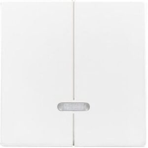 Busch-Jaeger Bedienelement Seriendimmer EIB davos/studioweiss Glimmlampe 6545-84 – Bild 1