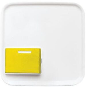 Busch-Jaeger C-Scheibe R-SI CO99 Abstell alpinweiss 2548-642D-214 – Bild 1