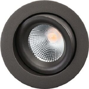 SG Leuchten LED-Downlight 7W 500lm Junistar Lux IsoSafe 3000K 42° graphit 902528 – Bild 1