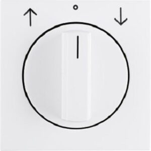 Berker Zentralstück mit Drehknopf Jalousie S.1/B.x polarweiß 1080898900 – Bild 1