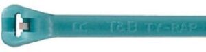 ABB Kabelbinder 186x4,8mm aquamarinblau Stahlnasenverschluss TYZ525M – Bild 1