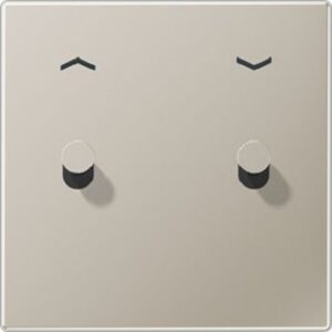 Jung Abdeckung 1fach Pfeile mit 2 Kipphebeln ES12-5PK1 – Bild 1