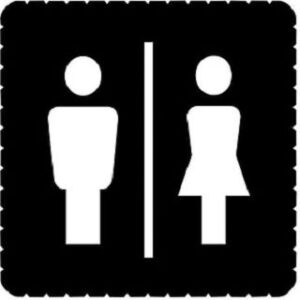 Busch-Jaeger Piktogramm WC Damen/Herren 2145/41-19 – Bild 1