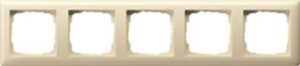 Gira Rahmen 5-fach Standard 55 cremeweiss 021501 – Bild 1