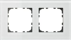 MDT Glasrahmen 2-fach 92x163mm weiß BE-GTR2W.01 – Bild 1