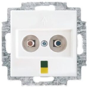 Busch-Jaeger Potentialausgl.-Steckdose SI alpinweiss 2095UC-914 – Bild 1