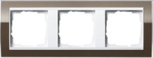 Gira Abdeckrahmen 3-fach Event klar braun für Einsatz rw 0213763 – Bild 1