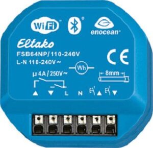 Eltako Funk-Beschattungsaktor,  nicht potenzialfrei, 1 Motor 4A/250V FSB64NP/110-240V – Bild 1