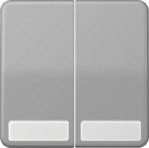 Jung Flächenwippe CD500 mit Beschr.Feld grau CD595NAGR – Bild 1