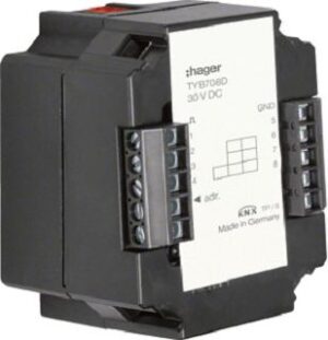 Hager Universal-Schnittstelle 8-fach KNX,  UP TYB708D – Bild 1