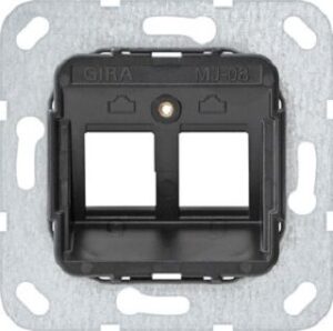 Gira Modular Jack MJ-8 2-fach Tragring 560800 – Bild 1