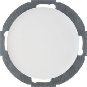 Berker Blindverschluss polarweiß glänzend mit Zentralstück 10092079 – Bild 1