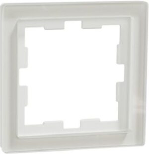 Merten D-Life G Rahmen 1fach Kristallweiss MEG4010-6520 – Bild 1