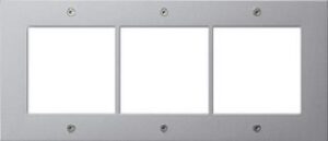 Gira Designrahmen 3-fach TX_44 Aluminium Türstation AP 850365 – Bild 1