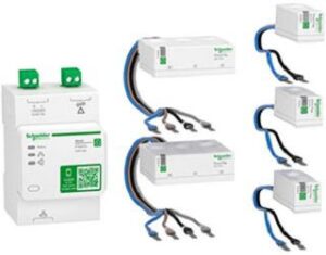 Schneider Electric Wiser Energiemanagment Nachrüst Kit  mit Wiser IP Gateway + 5 PowerTag WE3900 – Bild 1