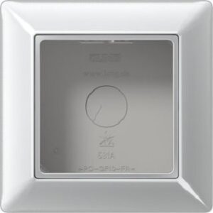 Jung AP-Kappe mit Rahmen 1-fach Aluminium AS581AAL – Bild 1