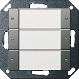 Gira Tastsensor 2 3-fach 24V System 55 Edelstahl pot.frei BSF 2003600 – Bild 1