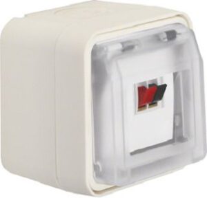 Berker Lautsprecherdose polarweiß 11963502 – Bild 1