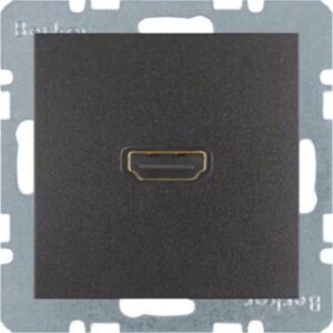 Berker Steckdose High Definition 90Grad anthrazit matt 3315431606 – Bild 1